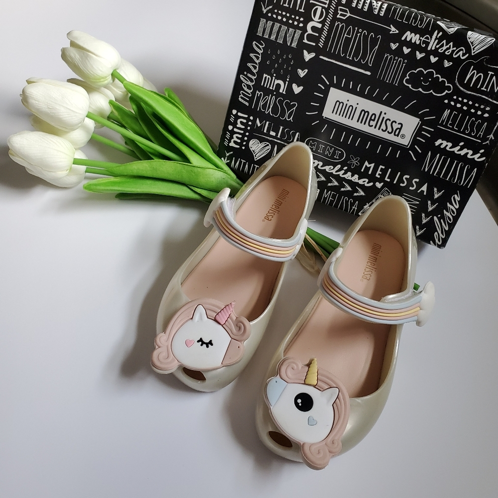 Mini Melissa Unicorn 🦄 girl jelly shoes